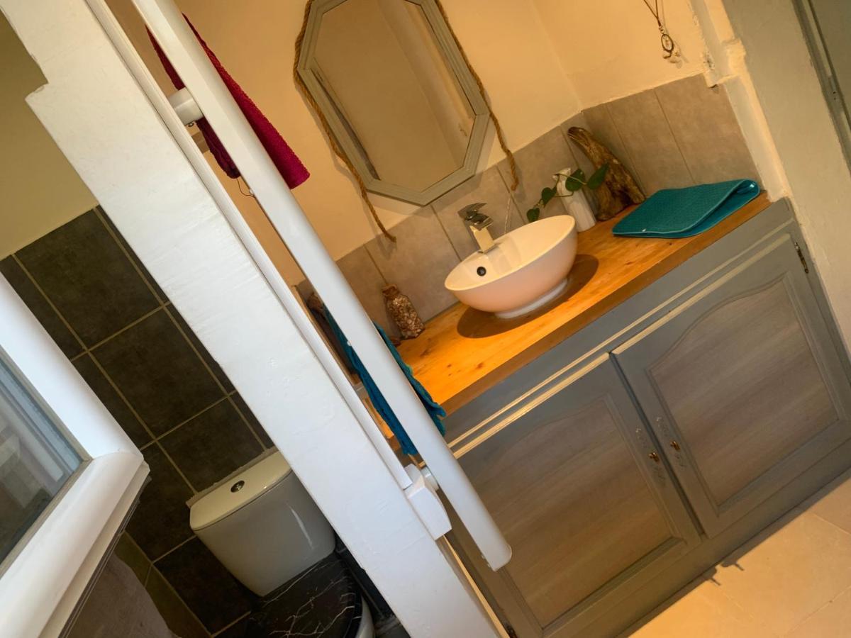 Studio Avec Cours Lägenhet Fourques  Exteriör bild